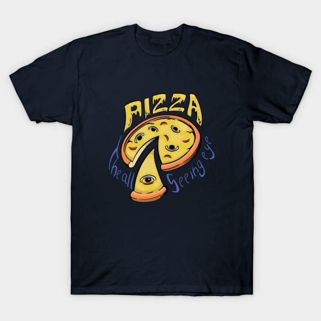 pizza T-Shirt by Rashcek